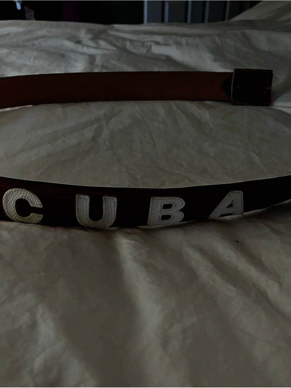 Genuine Italian leather Maniero CUBA Men’s Belt